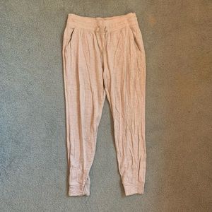 Lululemon Cream Joggers - Size 8